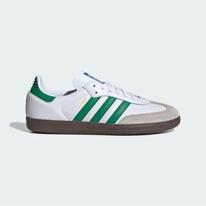 Adidas Samba Classic White & Green Men's Shoes